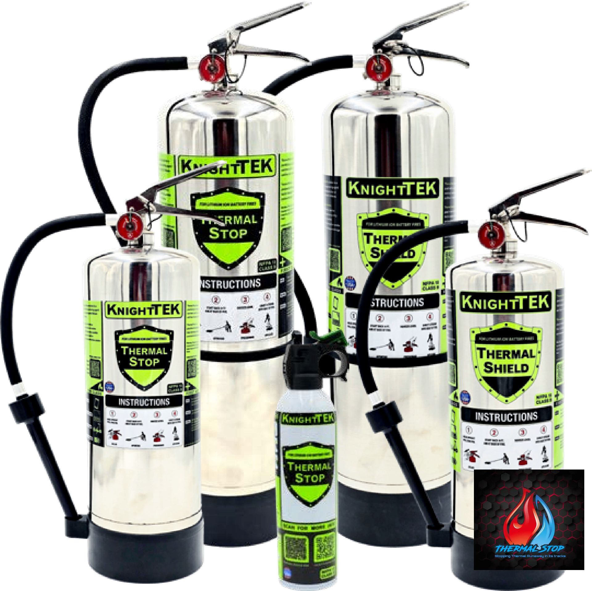 Thermal Stop™ and Thermal Shield™ Extinguisher Range